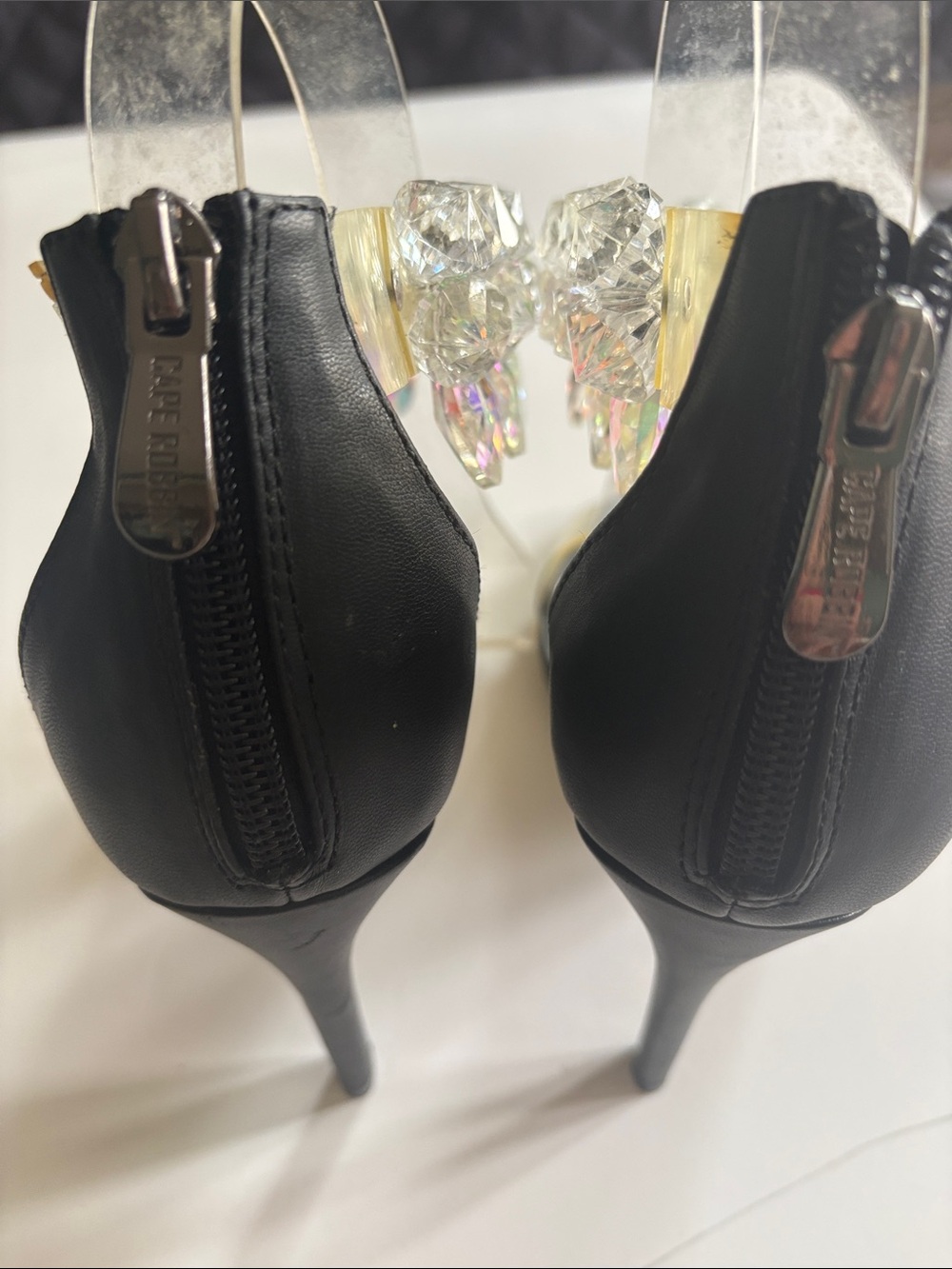 Cape Robbin Cape Suzy 54 black matte stiletto heels - Picture 8 of 14